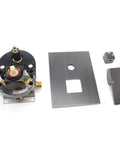 Two Way Outlet Shower Diverter Valve Mixer With Two Handles Pressure Balance Valve Thermal Limit Safety Stop Oil Rubbed Bronze Finish Kit