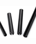 Roll Pins Assortment Kit Slotted Hollow Dowel Pins 450 Pcs For Auto Mechanical Workshop Pro Grade Gearhead Approved Repairs Durable Spring Steel With Black Oxide Finish, showing various sizes of black slotted pins.