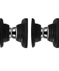 Heavy Duty Rv Door Stopper And Holder Set With Silicone Baggage Catch Prevents Banging And Damage For Motorhomes Trailers Kitchens And Bathrooms, black silicone dual holder.