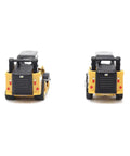 Rear view of One Sixty Four Scale Skid Steer Loader And Compact Track Loader Set with realistic cab detail and diecast metal build