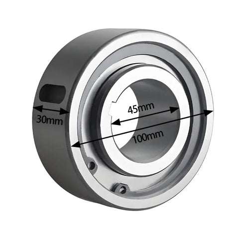 Heavy Duty One Way Overrunning Clutch Bearing Built Like A Tank Run Slick On Industrial Hoists And Conveyors Wedge Type No Sweat Maintenance CK A45100 with 100mm diameter.