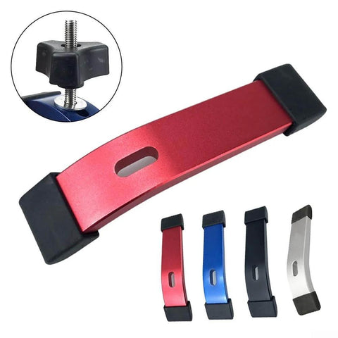 Flush Mount T Slot Clamp For Woodworking, Real Workhorse Aluminum T-Track Pressure Plate With Even Pressure Distribution, red