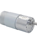 Beefy 37mm DC Metal Gear Motor Running On 12V Or 24V Power With A Knockout High Torque Step Down Reducer And Dead Silent Action for robotics