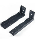Hidden Steel Shelf Brackets For Wall Mounted Desks And Shelves With Matte Black Finish Concealed Support Hardware For A Dope Floating Look