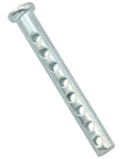 Five-Piece Multi-Hole Clevis Pins Set, 1/4 Inch Diameter, 2 Inch Length, Eight-Hole Eye Pins, Universal Clevis Pins, Zinc Galvanized Steel