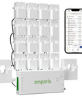 Real Time Home Energy Monitor That Keeps Tabs On Power Draw And Slashes Monthly Bills With Chill Plug And Play Setup For Solar Panels and Net Metering Arrays, showing display and energy clamps.