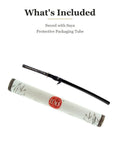 Unsharpened Stainless Steel Iaido Training Sword For Safe Practice 28 Inch Katana Iaito With Audible Swing and packaging