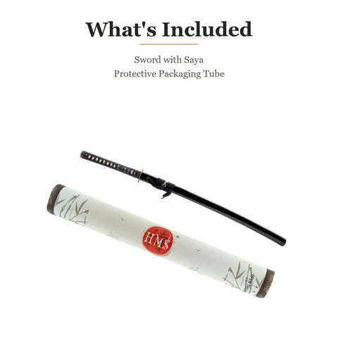 Unsharpened Stainless Steel Iaido Training Sword For Safe Practice 28 Inch Katana Iaito With Audible Swing and packaging