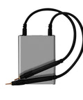 Portable Handheld Spot Welder Micro Cordless On The Go With Rechargeable Battery featuring metal body and welding cables