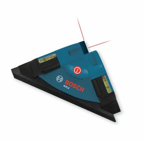 GTL2 Laser Level Square With Adhesive Strips For 90 Degree Layout, Projects Horizontal And Vertical Chalk Lines Up To 30 Feet, Ultra Bright And Highly Visible Lines, Accurate To Half An Inch At 30 Feet, Built For DIY Pros, Carpentry, Tiling