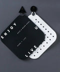 Hair Stopper Shower Drain Strainers Silicone Adjustable, A hanging on a wall, featuring black and white design with text.