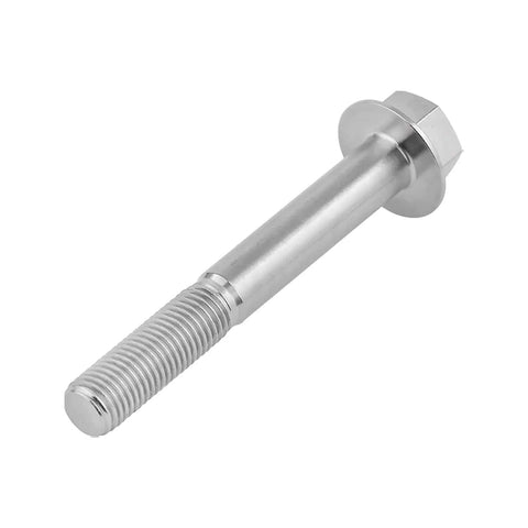 Beefy Titanium Flange Hex Bolt M10x80mm 1.25 Pitch Grade 5 Ti Alloy 6AL-4V TC4 Anti Corrosion High Strength Lightweight Fastener