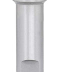 Side view of HSS corner-rounding end mill, 5/8 in cutter diameter, 1/2 in shank, 3 in overall length