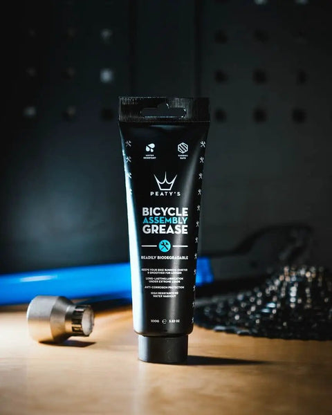 Tube of Bike Assembly Grease That Keeps Your Ride Quiet And Smooth, Long-Lasting Lubrication, Water Washout Resistant, 100g