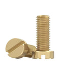 Pro Grade M3 X 8MM Slotted Cheese Head Grooving Machine Screws Meeting DIN84 ISO1207 Specs With Heavy Duty Steel Build and a Rock Solid Twenty Piece Stash, slotted design.