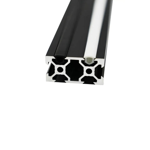 Five Meter Dust Protection Soft Cover Seal Strip For 20 Series Aluminum Profiles With 6mm Slot Durable Shield Guard To Cut Dust And Wear Slash Collisions And Keep Industrial Machines Running Smooth Clean And Efficient. black 6mm slot seal strip on 20 series aluminum profile