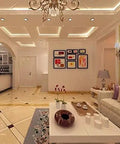 Recessed Lighting Housing Trim Kits Commercial Recessed Led Downlights Pattern Energy Saving Embedded Spotlights Hotel Aisle Household Lighting Ceiling Panel Silver 5w_Cool White in modern living room.
