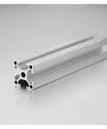Rock Solid 3030 Aluminum Extrusion With Built In Wire Channel For A Clean Setup On Any Cnc Or 3d Printer Frame Featuring No Drama Cable Management Smooth T Slot Mounting Plus Five Piece Connector Kit, profile view showing t-slot design.