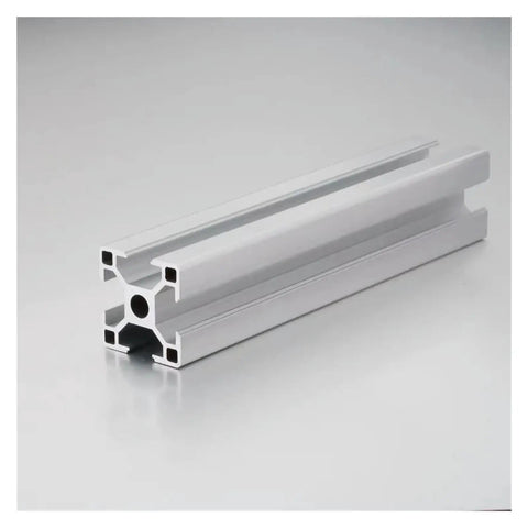 Rock Solid 3030 Aluminum Extrusion With Built In Wire Channel For A Clean Setup On Any Cnc Or 3d Printer Frame Featuring No Drama Cable Management Smooth T Slot Mounting Plus Five Piece Connector Kit, profile view showing t-slot design.