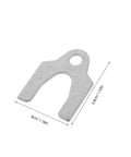 Pro Grade Universal Automotive Door Alignment Shims Kit For Heavy Duty Steel Panel Gap Measurement And Noise Reduction 144 Pieces Perfect Fit For Sheet Metal Panels And Vehicle Doors. U-shaped steel shim 3.9cm x 3cm