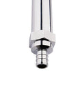 Close-up of One Piece Frost Free Outdoor Sillcock Featuring Anti Siphon Pex Crimp Connection and 3/4 Inch Hose Bibb.