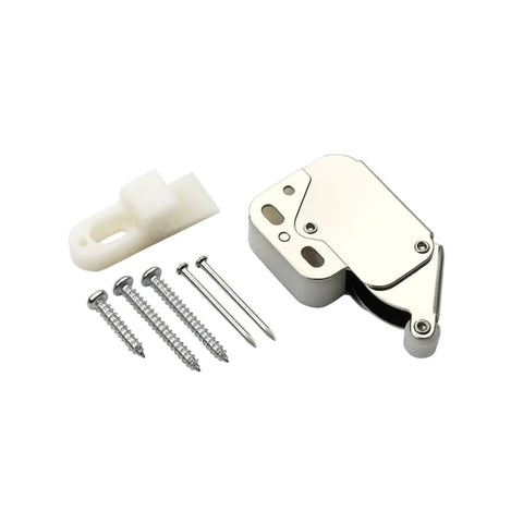 Cool Push To Open Touch Latches Make Handleless Cupboards A Breeze includes spring catch door holders and screws.