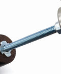 Installation of Beefy Heavy Duty Furniture Leveling Feet With 3 Inch Stem And Five Sixteenths By Eighteen Thread Adjustable Glides