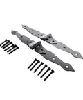 Heavy Duty Carbon Steel Hinges For Outdoor Fences And Wood Doors with screws, built tough for long lasting performance