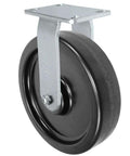 Built Like A Tank 12X3 Kingpinless Heavy Duty Rigid Caster featuring phenolic tread for heavy utility carts.