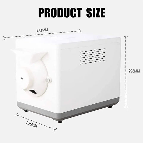 Smooth Operator Automatic Electric Coffee Bean Roaster Machine For Home Kitchen Large 1.5 Kg dimensions 431x225x298mm