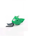 Heavy Hitter Cordless Electric Scissors For Tough Fiberglass And Composites 32mm Cutting Width rechargeable fabric shears detail image of green handle and blade.