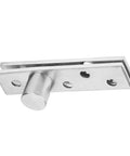 Dope 360 Degree Pivot Stainless Steel Door Hinge 75mm Long, 2 Pack, with Brushed Finish and Countersunk Screw Holes