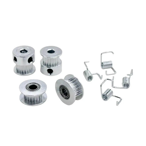 Universal 6MM Motorcycle Timing Belt Replacement Kit For DIY Repair Featuring Durable Rubber Drive Belts To Prevent Slipping And Ensure High Mileage Reliability Without Breaking The Bank On Factory Prices, with pulleys and springs