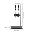 Pulley Block And Tackle Set With Stand For Physics Class And Science Fair Projects 13.4 Inch Classroom Mechanical Advantage Kit