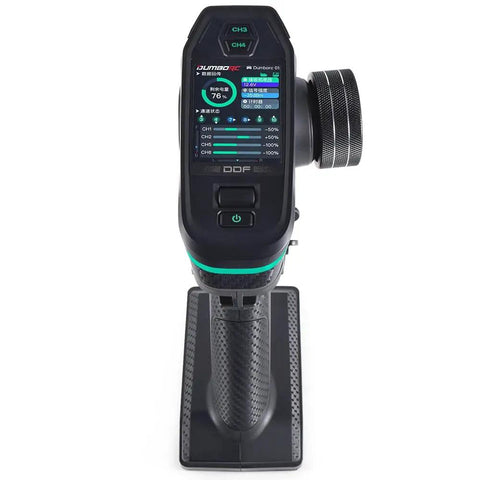 Front view of DDF-350 RC Transmitter With Gyro And Digital LCD Screen, 10 Channel Receiver, showcasing LCD display.