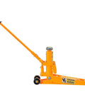 Heavy Duty Hydraulic Forklift Jack With Removable Handle, 8800 Lb Capacity, Lifts Up To 16 Inches, Rugged Steel Construction, side view