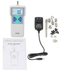 Digital Force Tester Portable Push And Pull Meter For Accurate Load Measurement In Lbs Kilograms And Newtons Units With Long Battery Life And US Plug For Field Or Workshop Use, SF-500 kit