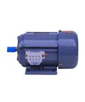 Real Deal Industrial Single Phase Asynchronous Motor 250 Watt 4 Pole 1400 Rpm 220 Volt side view showcasing motor and electrical connections.