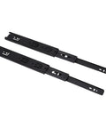 Tough As Nails Heavy Duty 10 Inch Full Extension Drawer Slides For Kitchen Cabinets And Dressers, 100 Lb Load Capacity, Cold Rolled Steel, Smooth Quiet Operation, 1 Pair, black