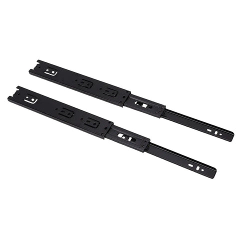 Tough As Nails Heavy Duty 10 Inch Full Extension Drawer Slides For Kitchen Cabinets And Dressers, 100 Lb Load Capacity, Cold Rolled Steel, Smooth Quiet Operation, 1 Pair, black