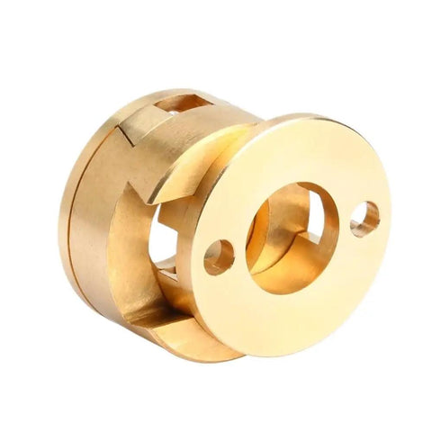 Rad 16Mm Oldham Coupling For 3D Printer Z Axis Screw Upgrade Reducing Vibration For Smooth Moves With Easy Install And Low Friction Power To Keep Setup Running Clean While Getting Great Prints Often Enjoy Zero Hassle For Super Quality And Perfect brass coupling