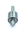 Mini Lathe Live Center MT0 Shank Triple Bearing Precision Revolving Center With Hardened Point And Tool Steel Housing