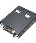 Dual Bay 2.5 Inch Sata Iii Hdd Ssd Tray Caddy Internal Mobile Rack Enclosure viewed from the side showing SATA connections.