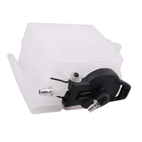 Must Have RC Nitro Fuel Tank Spare Part 75CC for One Tenth On Road Cars and Buggies, durable white plastic and metal