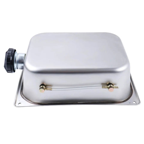 7 Liter Stainless Steel Fuel Tank For Gasoline And Diesel Parking Heaters, Beefed Up Sealed Neck Design, side view of cap