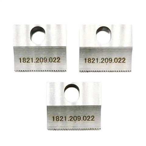 Replacement Knife Cutter Blade 1821.209.022 for Strapex STB80 and Orgapack ORT400 Battery Powered Plastic Strapping Tools, OEM Grade Precision, Durable Steel, Quick Install, Consistent Cuts, three steel blades