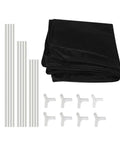 Fireproof And Dustproof 3D Printer Enclosure Tent With Constant Temperature Control components including poles and connectors