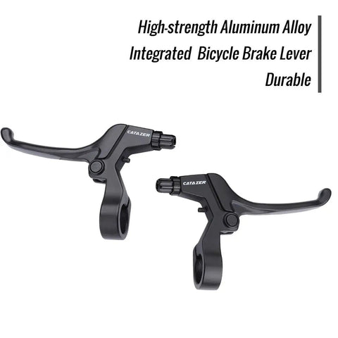 Universal Bicycle Brake Lever 4 Finger Aluminum Alloy For 22mm Handlebars Pair Grippy Ergonomic Grip Smooth Responsive Stopping
