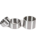 Built Tough Heavy Duty Steel Sleeve Bearing Bushing That Runs Smooth As Butter Ready To Roll With High Load Capacity And Zero Lag For Gritty Industrial Machine Applications At 4Mm Bore, three chrome steel bushings.