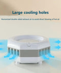 Electric Beverage Cooler Jug With Instant Cooling Cup And Mug Mini Fridge showcasing large cooling holes for efficient air circulation.